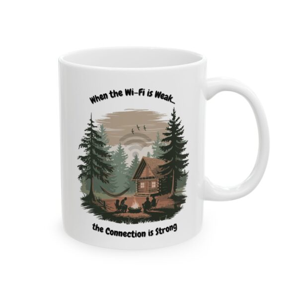When the WiFi is Weak... the Connection is Strong - Ceramic Mug, (11oz, 15oz)