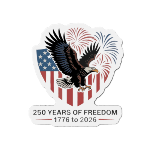 250 Years of Freedom - 1776 to 2026 ~ Patriotic Commemorative Tote Bag