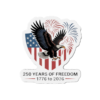 12548344551787458634_1200.webp Patriotic Die-Cut Magnet - 250 Years of Freedom (1776-2026)