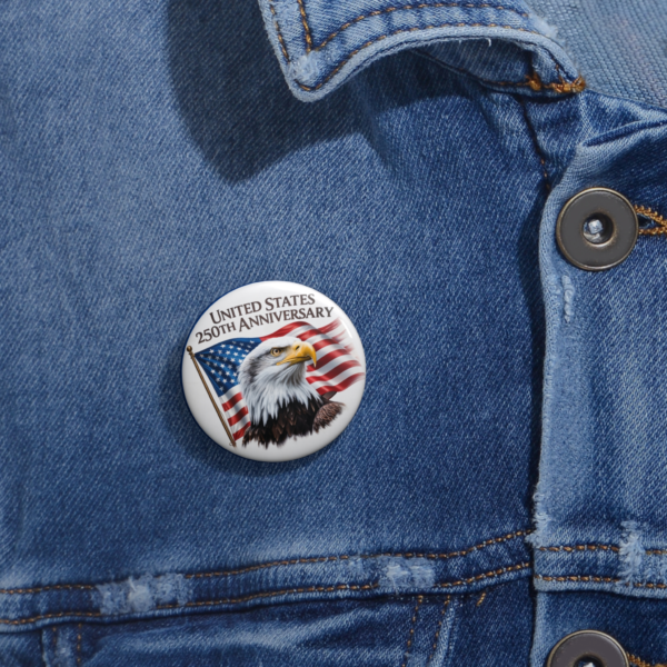 United States 250th Anniversary Eagle Pin | Patriotic Collectible Button | Semiquincentennial 1776–2026