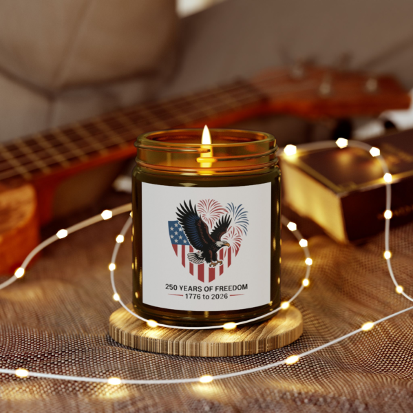 Coconut Apricot Scented Candle - 250 Years of Freedom