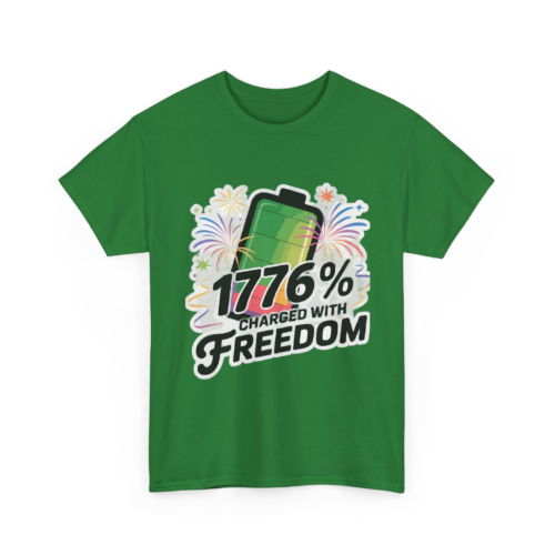 13906578284223953129_2048.webp 1776% Charged with Freedom T-Shirt