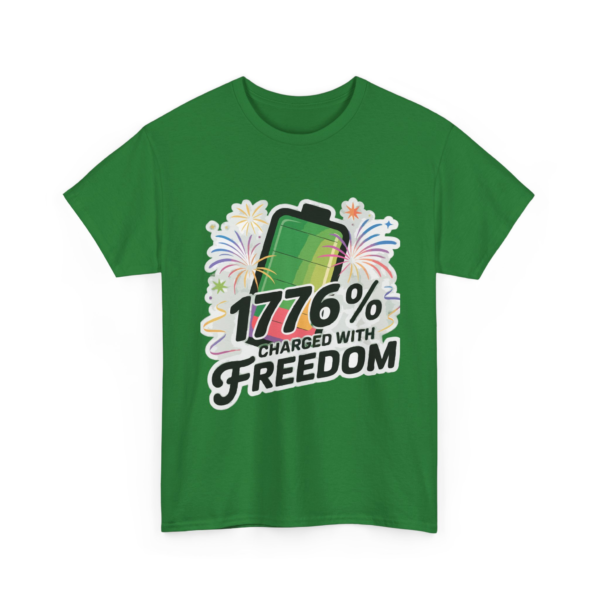 13906578284223953129_2048.webp 1776% Charged with Freedom T-Shirt