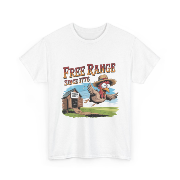 14914399332049686700_2048.webp Free Range – “No Coop Rules” Unisex Heavy Cotton Tee