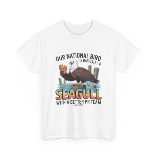 1700782688591073777_2048.webp Funny National Bird Tee - Seagull Humor for Nature Lovers