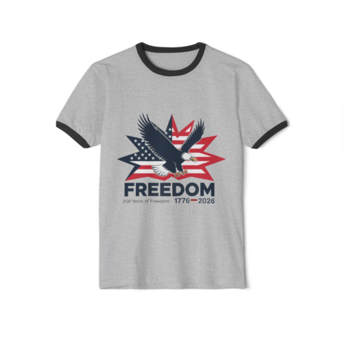 17108276956234837858_2048.webp Patriotic Freedom Ringer T-Shirt