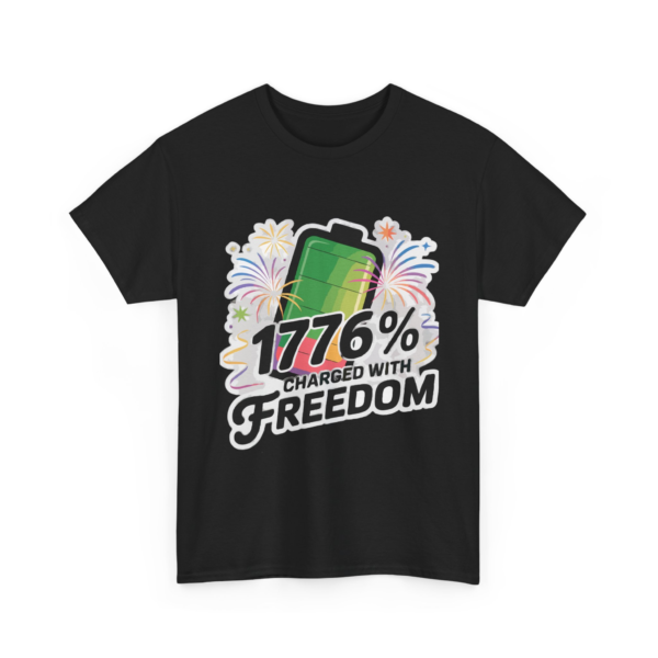 17393203491733055635_2048.webp 1776% Charged with Freedom T-Shirt