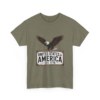 2931195206793339085_2048.webp Patriotic Eagle Unisex Heavy Cotton Tee - USA Established 1776