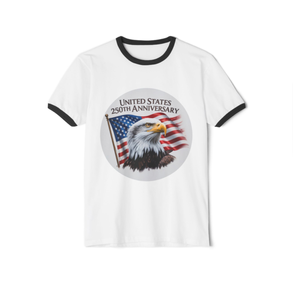 🦅 USA 250th Anniversary Eagle Ringer T-Shirt – Bold Pride for 1776–2026