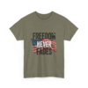 4671007442473221163_2048.webp Freedom Never Fades Tee - Unisex Heavy Cotton T-Shirt ~ Patriotic