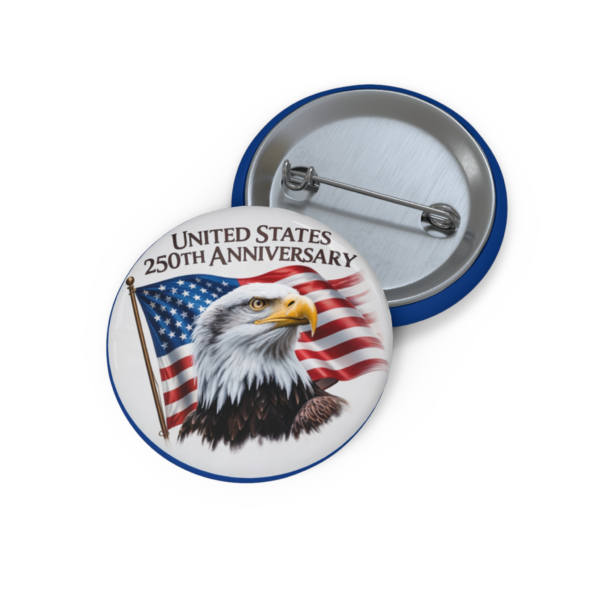 United States 250th Anniversary Eagle Pin | Patriotic Collectible Button | Semiquincentennial 1776–2026