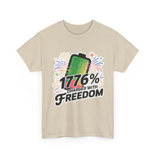7369580891940258465_2048.webp 1776% Charged with Freedom T-Shirt