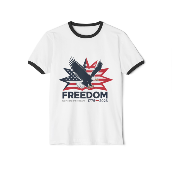 7709480482575494517_2048.webp Patriotic Freedom Ringer T-Shirt