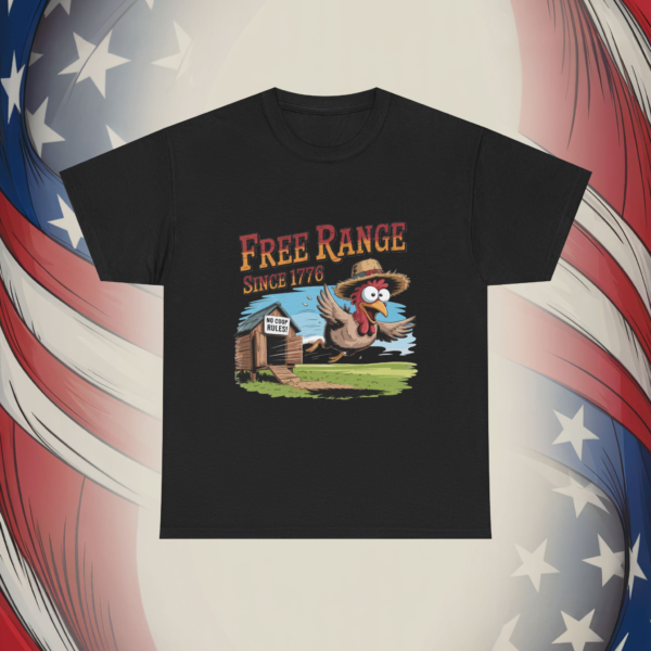 8469177114556858050_v2_2048_custom.webp Free Range – “No Coop Rules” Unisex Heavy Cotton Tee