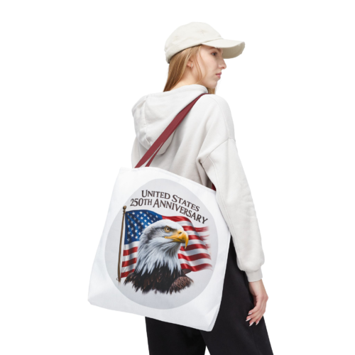 USA 250th Anniversary Eagle Tote Bag – Celebrate 250 Years of Freedom