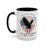 Freedom Coffee Mug – Celebrate 250 Years of Freedom – Bald Eagle Patriotic Commemorative Design | American Heritage Collection