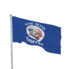10747724898297073085_2048.webp God Bless America - Patriotic Double-Sided Flag - 250th Anniversary Edition