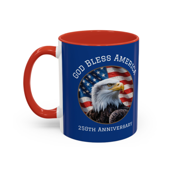12132736241965149134_2048.webp God Bless America 25th Anniversary - Patriotic Coffee Mug
