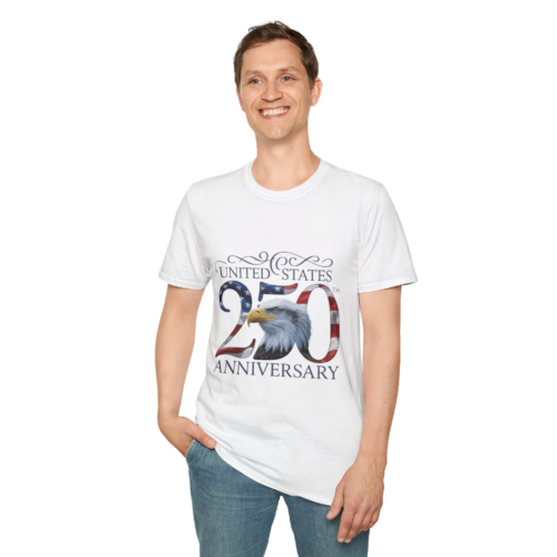 12423345632022715225_2048.webp USA 250th Anniversary Eagle T-Shirt | 1776β2026 Patriotic Flag Design | America Semiquincentennial Tee