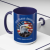 12855513099890605028_2048.webp God Bless America 25th Anniversary - Patriotic Coffee Mug