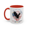 Freedom Coffee Mug – Celebrate 250 Years of Freedom – Bald Eagle Patriotic Commemorative Design | American Heritage Collection