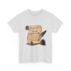 14911627440554430394_2048.webp Gray t-shirt with a print featuring a stylized scroll that reads '250 years later - We still hold these truths', accompanied by a quill and inkwell.