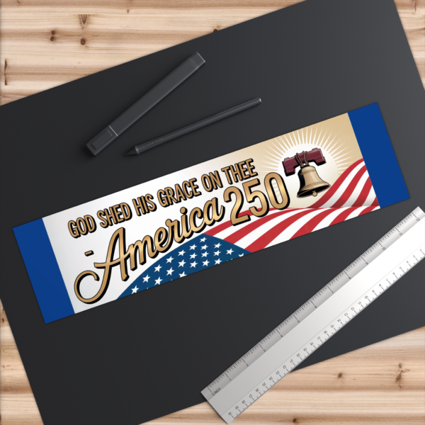 17444023466575082925_2048.webp God Shed His Grace on Thee – America 250 - Patriotic Bumper Stickers