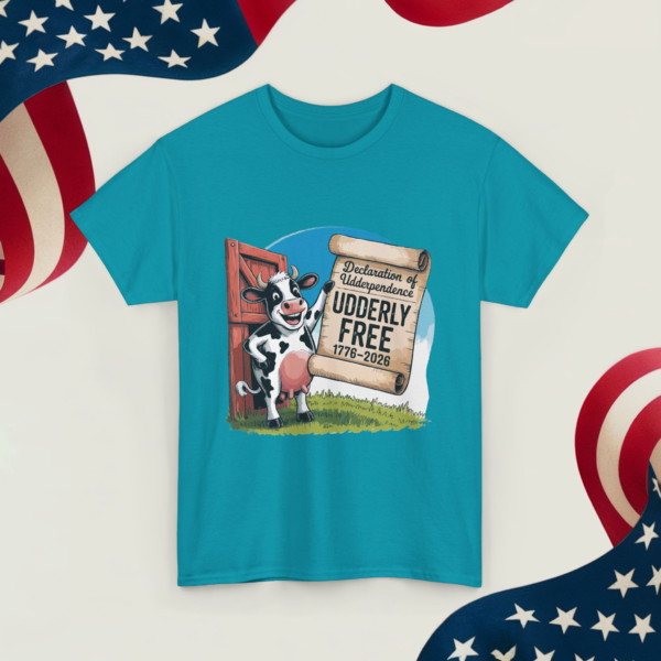 17500920406388903233_v2_2048_custom.webp Declaration of Udderpendence - Udderly Free ~Unisex Heavy Cotton Tee