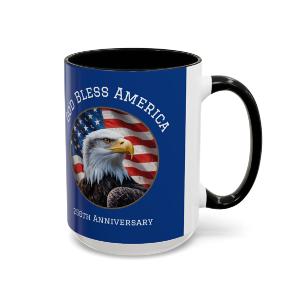 17633564593773909986_2048.webp God Bless America 25th Anniversary - Patriotic Coffee Mug