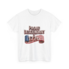 1851285222734427457_2048.webp White t-shirt featuring the text 'Proud Descendant of 1776' above an American flag ribbon.