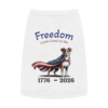 Patriotic Pet Tank Top – Freedom Looks Good on Me!