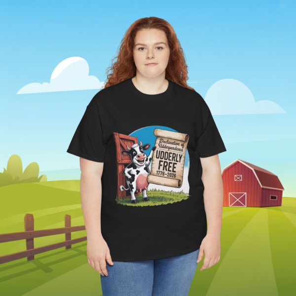 5462514275330536464_v2_2048_custom.webp Declaration of Udderpendence - Udderly Free ~Unisex Heavy Cotton Tee
