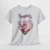 6068713022504397595_2048.webp A grey t-shirt featuring a cartoon pig with the text 'My Pet Piggy' in a banner above the pig.