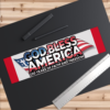 God Bless America Bumper Sticker - Celebrate Faith and Freedom