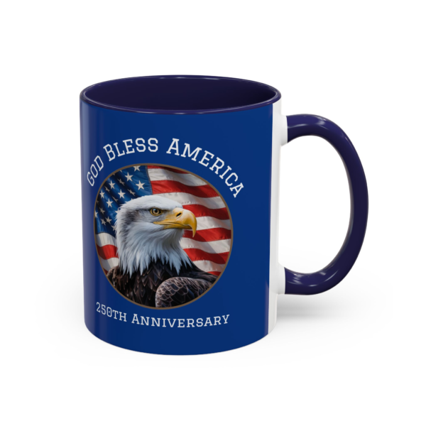 8468404699345790542_2048.webp God Bless America 25th Anniversary - Patriotic Coffee Mug
