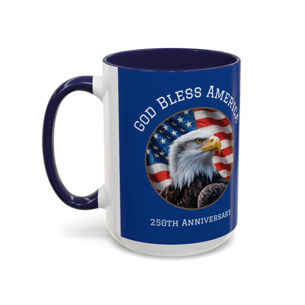 8757142049649594136_2048.webp God Bless America 25th Anniversary - Patriotic Coffee Mug
