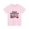 9244717526256941636_2048.webp Light pink t-shirt displaying the phrase 'Proud Descendant of 1776' with a stylized American flag design.