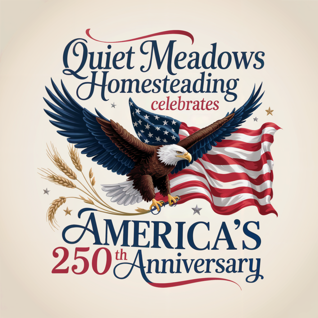 Quiet Meadows Homesteading celebrates America's 250th Anniversary