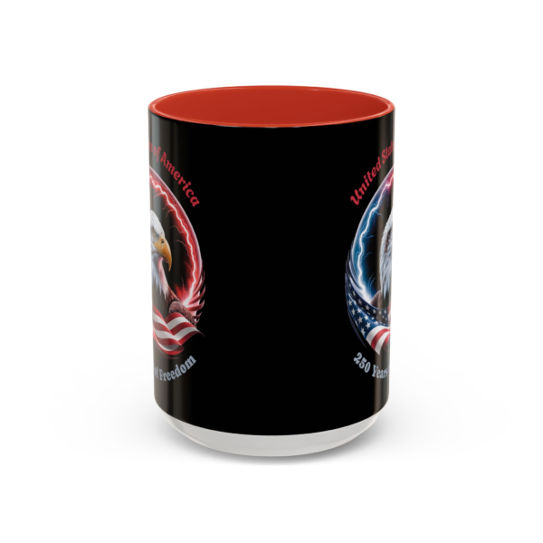 10371635129054124314_2048.webp Patriotic Eagle Coffee Mug – "United States of America 250 Years of Freedom" (11/15oz)