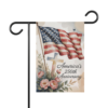 11716641040583630124_2048.webp Garden Flag - America's 250th Anniversary | Patriotic Flag & Cross Outdoor Banner