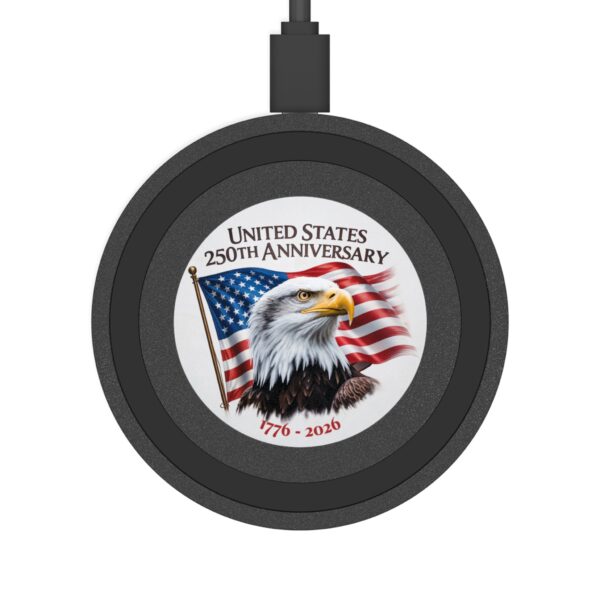 11917948085205529633_2048.jpeg Patriotic USA 250th Anniversary Eagle Wireless Charging Pad – Power with Pride