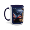 12478989520396652427_2048.jpeg Patriotic Eagle Coffee Mug ~ 1776-2026 American Flag Shield Accent Mug