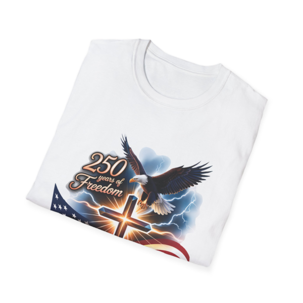 Faith & Freedom Tee: Patriotic Eagle & Cross