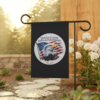 14108654243094849856_2048.webp 250th Anniversary Eagle Garden Flag — United States 1776–2026 Patriotic House Banner | Black