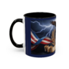 14884762275253508805_2048.webp Patriotic Eagle Coffee Mug ~ 1776-2026 American Flag Shield Accent Mug
