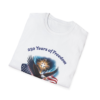 Patriotic Eagle Cross T-Shirt – "250 Years of Freedom" American Flag Tee
