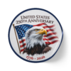 15295976047593699922_2048.webp Patriotic Round Sticker Labels - USA 250th Anniversary Eagle Round Stickers – Celebrate Freedom in Style!