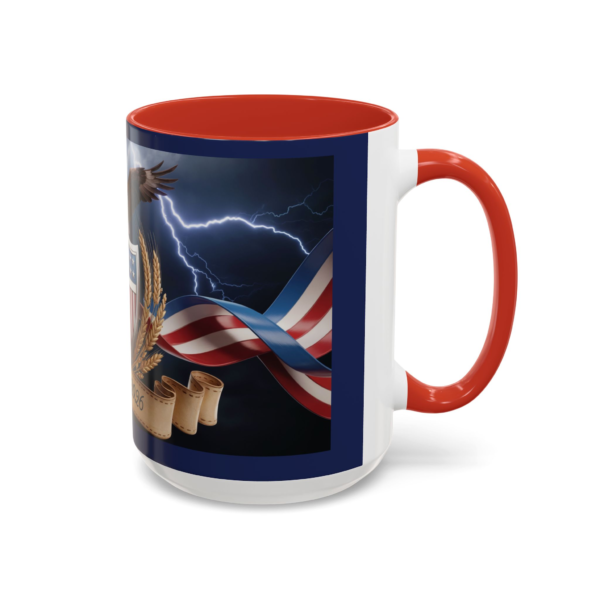16224428786407312249_2048.webp Patriotic Eagle Coffee Mug ~ 1776-2026 American Flag Shield Accent Mug