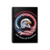 Spiral Notebook — United States of America 250 Years of Freedom Eagle Journal