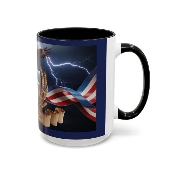 2520162251447701066_2048.webp Patriotic Eagle Coffee Mug ~ 1776-2026 American Flag Shield Accent Mug
